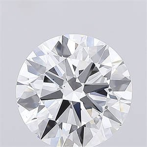Picture of Lab Grown Diamond 5.00 Carats, Round with Ideal Cut, D Color, VS1 Clarity and Certified by IGI