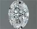Natural Diamond 1.00 Carats, Oval with  Cut, E Color, SI2 Clarity and Certified by IGI