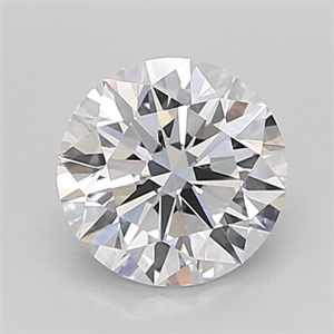 Picture of Lab Grown Diamond 1.05 Carats, Round with Ideal Cut, D Color, VVS2 Clarity and Certified by IGI