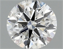 Lab Grown Diamond 1.10 Carats, Round with Excellent Cut, E Color, VS2 Clarity and Certified by IGI