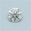 Diamante Natural 0.50 quilates, Redondo , Color I, claridad VS1 y certificado GIA