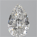Natural Diamond 3.02 Carats, Pear with  Cut, E Color, SI1 Clarity and Certified by GIA