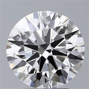 Picture of Lab Grown Diamond 3.54 Carats, Round with Ideal Cut, D Color, VS1 Clarity and Certified by IGI