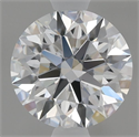 Lab Grown Diamond 0.91 Carats, Round with Ideal Cut, E Color, VVS1 Clarity and Certified by IGI