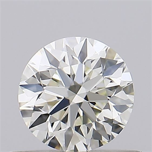 Picture of Natural Diamond 0.40 Carats, Round with Excellent Cut, K Color, IF Clarity and Certified by GIA