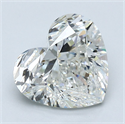 Natural Diamond 3.02 Carats, Heart with  Cut, I Color, SI1 Clarity and Certified by GIA