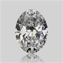 Natural Diamond 0.50 Carats, Oval with  Cut, F Color, VVS1 Clarity and Certified by GIA