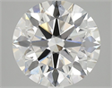 Lab Grown Diamond 3.88 Carats, Round with Ideal Cut, G Color, VS1 Clarity and Certified by IGI
