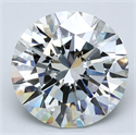 Diamante Natural 3.88 quilates, Redondo , Color I, claridad VVS2 y certificado GIA