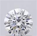 Lab Grown Diamond 0.70 Carats, Round with Ideal Cut, D Color, VVS2 Clarity and Certified by IGI