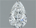 Natural Diamond 0.80 Carats, Pear with  Cut, F Color, VS1 Clarity and Certified by GIA