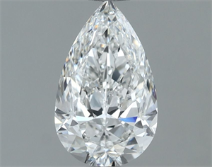 Picture of Natural Diamond 0.80 Carats, Pear with  Cut, F Color, VS1 Clarity and Certified by GIA