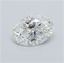 Diamante Natural 0.50 quilates, Ovalado , Color G, claridad SI1 y certificado GIA