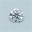 Diamante Natural 0.41 quilates, Redondo , Color F, claridad SI2 y certificado GIA