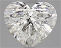 Natural Diamond 1.70 Carats, Heart with  Cut, H Color, VS2 Clarity and Certified by GIA