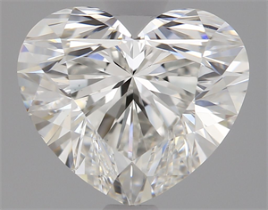 Picture of Natural Diamond 1.70 Carats, Heart with  Cut, H Color, VS2 Clarity and Certified by GIA
