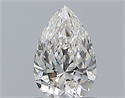 Diamante Natural 0.72 quilates, De pera , Color G, claridad VS2 y certificado GIA