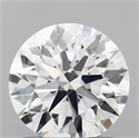 Lab Grown Diamond 1.06 Carats, Round with Ideal Cut, D Color, VVS2 Clarity and Certified by IGI