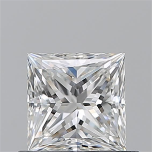 Picture of Natural Diamond 0.70 Carats, Princess with  Cut, G Color, VVS2 Clarity and Certified by GIA
