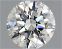 Natural Diamond 0.70 Carats, Round with Excellent Cut, G Color, SI2 Clarity and Certified by GIA