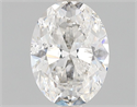 Natural Diamond 1.02 Carats, Oval with  Cut, F Color, SI2 Clarity and Certified by IGI