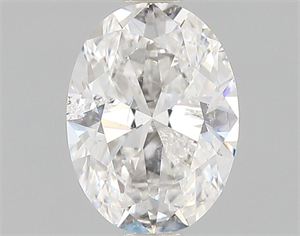 Picture of Natural Diamond 1.02 Carats, Oval with  Cut, F Color, SI2 Clarity and Certified by IGI