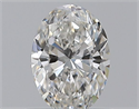 Diamante Natural 0.59 quilates, Ovalado , Color G, claridad VVS2 y certificado GIA