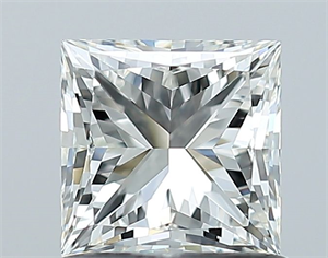 Foto Diamante Natural 1.01 quilates, Princesa , Color I, claridad VS1 y certificado GIA de