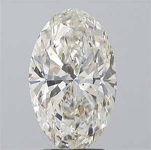 Picture of Natural Diamond 3.01 Carats, Oval with  Cut, J Color, SI1 Clarity and Certified by GIA