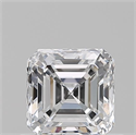 Natural Diamond 0.60 Carats, Asscher with  Cut, D Color, VVS2 Clarity and Certified by GIA