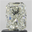 Natural Diamond 1.01 Carats, Radiant with  Cut, K Color, SI1 Clarity and Certified by GIA