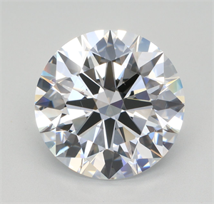 Picture of Lab Grown Diamond 4.02 Carats, Round with Ideal Cut, E Color, VS2 Clarity and Certified by IGI