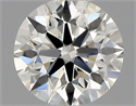Natural Diamond 0.40 Carats, Round with Excellent Cut, I Color, VS1 Clarity and Certified by GIA