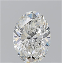 Diamante Natural 1.01 quilates, Ovalado , Color G, claridad SI1 y certificado GIA