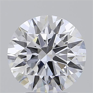 Picture of Lab Grown Diamond 2.98 Carats, Round with Ideal Cut, D Color, IF Clarity and Certified by IGI
