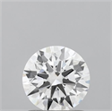 Lab Grown Diamond 1.02 Carats, Round with Ideal Cut, D Color, VVS2 Clarity and Certified by IGI