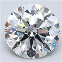 Diamante Natural 3.04 quilates, Redondo , Color J, claridad SI1 y certificado GIA