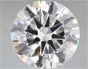 Lab Grown Diamond 7.02 Carats, Round with Excellent Cut, F Color, VVS2 Clarity and Certified by IGI