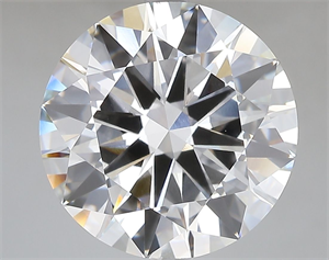 Picture of Lab Grown Diamond 7.02 Carats, Round with Excellent Cut, F Color, VVS2 Clarity and Certified by IGI
