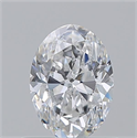 Natural Diamond 0.70 Carats, Oval with  Cut, E Color, VS1 Clarity and Certified by GIA