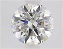 Lab Grown Diamond 1.51 Carats, Round with Ideal Cut, H Color, VS1 Clarity and Certified by IGI