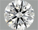 Lab Grown Diamond 1.04 Carats, Round with Ideal Cut, E Color, VS1 Clarity and Certified by IGI