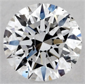 Natural Diamond 0.70 Carats, Round with Excellent Cut, D Color, SI2 Clarity and Certified by GIA