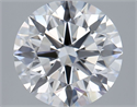 Lab Grown Diamond 2.05 Carats, Round with Excellent Cut, E Color, VVS1 Clarity and Certified by GIA