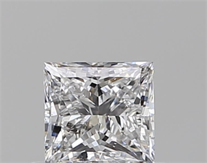 Foto Diamante Natural 0.50 quilates, Princesa , Color D, claridad SI2 y certificado GIA de