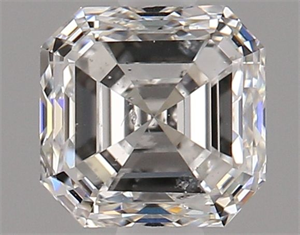 Picture of Natural Diamond 0.70 Carats, Asscher with  Cut, H Color, SI2 Clarity and Certified by GIA