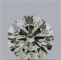Diamante Natural 0.40 quilates, Redondo , Color K, claridad SI1 y certificado IGI