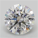 Del inventario de diamantes de laboratorio, 2.01 quilates, Redondo , Color D, claridad VVS2 y certificado IGI