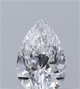 Diamante Natural 0.30 quilates, De pera , Color D, claridad VVS2 y certificado GIA