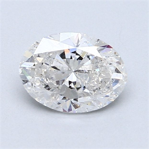 Picture of Natural Diamond 1.03 Carats, Oval with  Cut, F Color, I1 Clarity and Certified by GIA